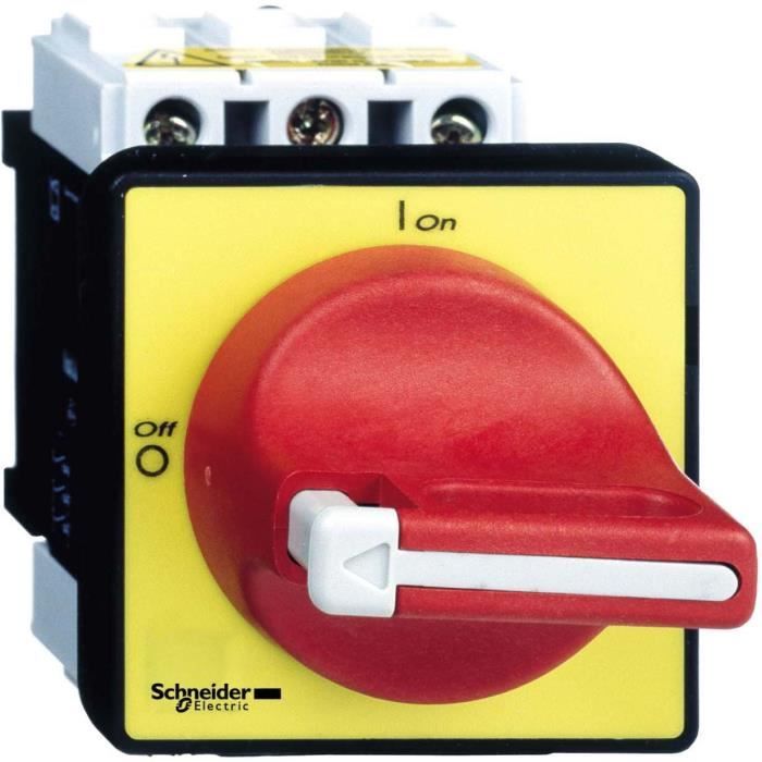 Interrupteur-sectionneur - SCHNEIDER ELECTRIC - VCF1 - 3 Pôles - 32 A - Rouge