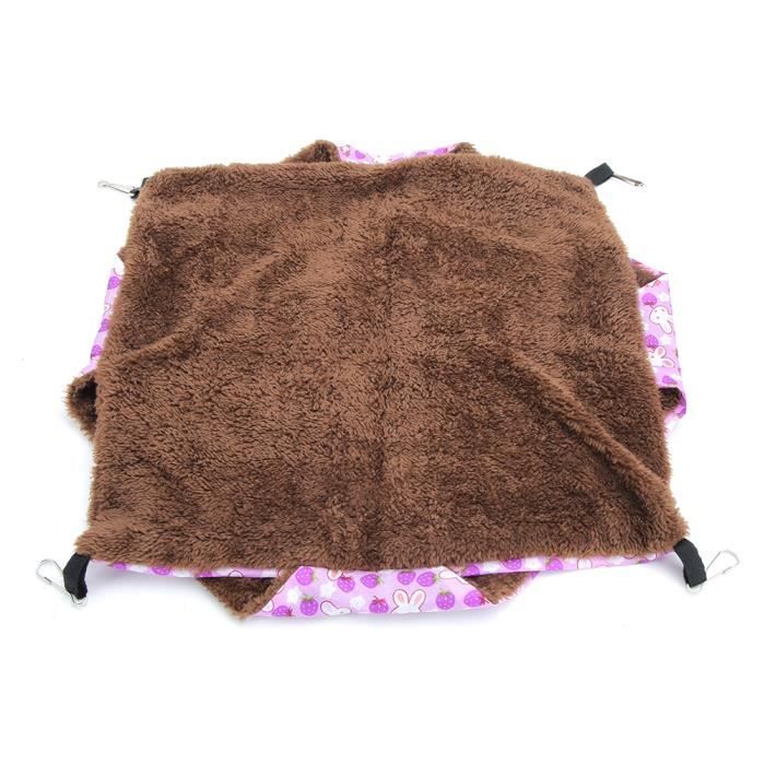 Comparer les prix de Hamac pour animaux de compagnie - Shipenophy - Lapin violet - Double couche - Intérieur - Rectangulaire