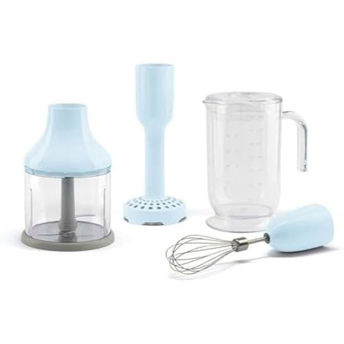 SMEG Kit de 4 accessoires pour mixeur plongeant ANNÉES 50 HBAC11BL - vue 4