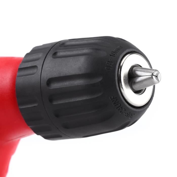 Adaptateur à Angle Droit Pour Perceuse - 90° Rouge - Pour Espaces Étroits - Compatible Perceuse Électrique Et Clé à Choc