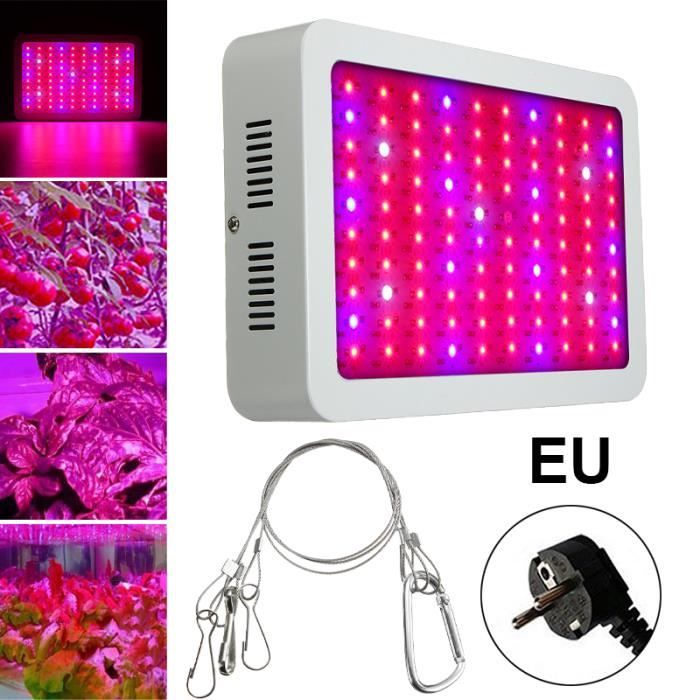 TEMPSA 1000W LED Lampe de Croissance Plant Hydroponique Full Spectrum UV Culture Horticole
