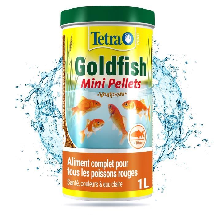 Alimentation pour Poissons - Tetra - Goldfish Mini Pellets - 1 L - Flottants - Équilibrée - Vitalité