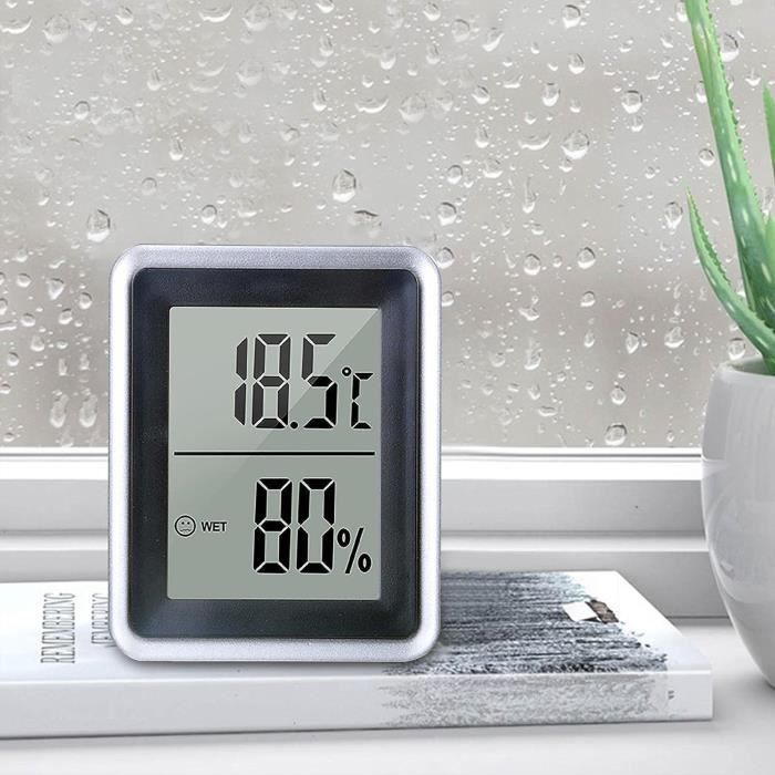 Goabroa Mini Thermomètre Hygromètre Numérique Précis °F - Capteur Rapide Pour Incubateur, Cave à Cigares, Terrarium