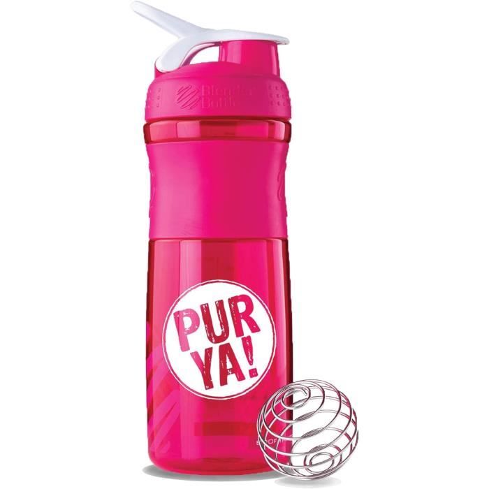 Shaker Sport 3 Couches Avec Compartiments - Pour Protéines Et Boissons - Anti-fuite