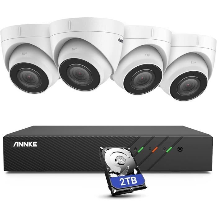 ZOSI Kit Vidéo Surveillance 4K PoE 8MP avec NVR 8CH et Disque