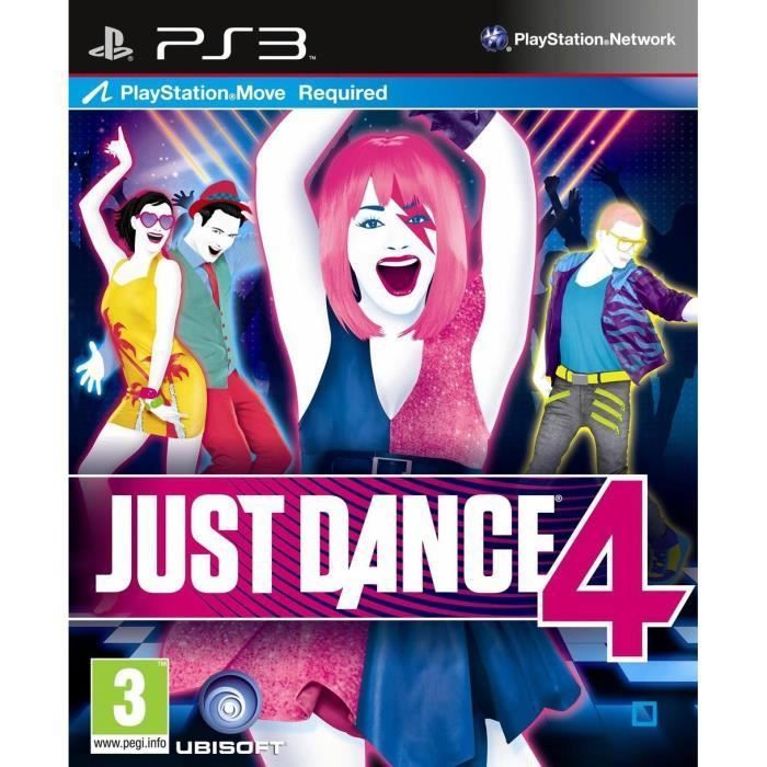 Jeu Vidéo - Ubisoft - Just Dance 4 - PS3 - Plus De 40 Hits Du Moment Et Tubes De Légendes