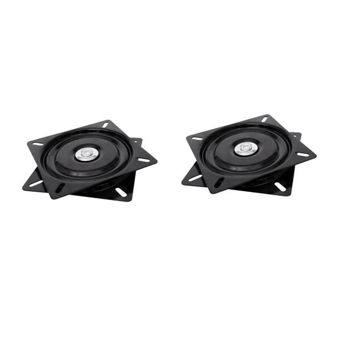Base Pivotante De SièGe De 7 Pouces, Plaque De Montage De Siège Rotative à 360 Degrés Accessoire De Matériel En Acier Inoxydable Enduit EDC Pour Yacht De Bateau Marin