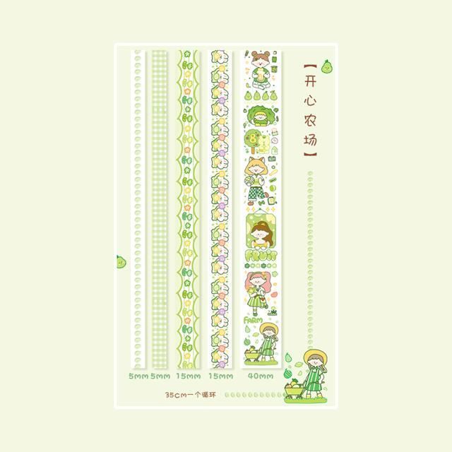 Rouleau papier adhésif WASHI Masking tape 10m AMOUR «FUSHIA