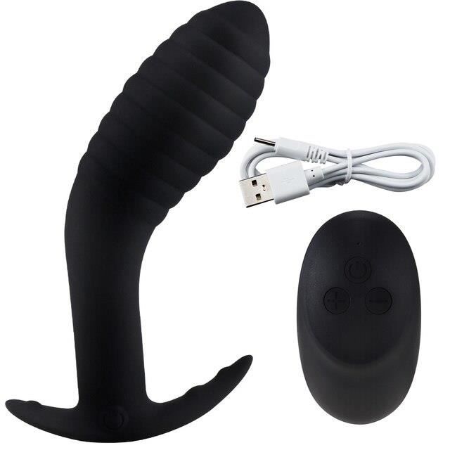 Plug Anal Télécommandé Étanche Silicone Vibrant