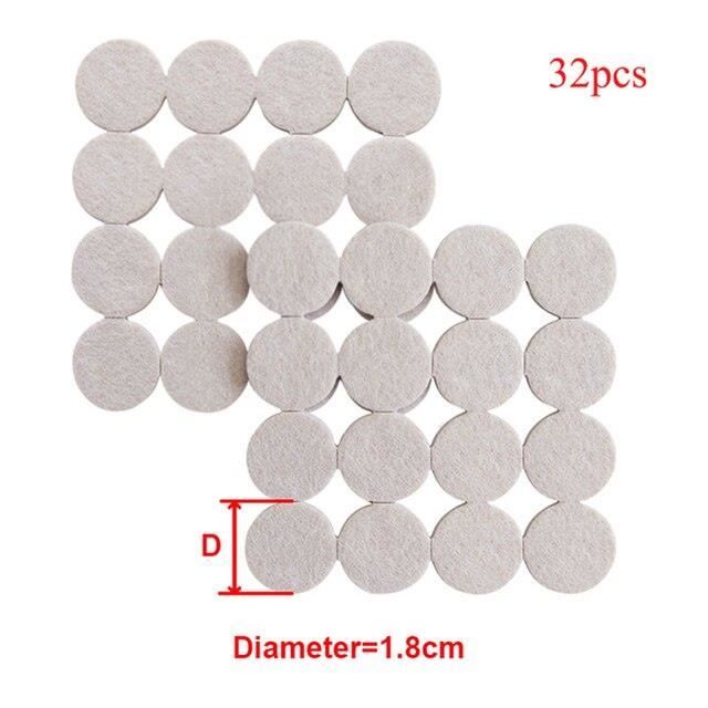 20 Patins De Meuble En Feutre Et Métal - Protège-sol Pour Chaises Et Tables - Uxcell
