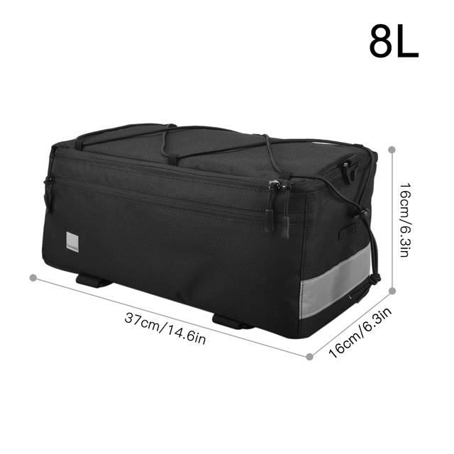 Sacoche de vélo 10L, Sac Isotherme pour vélo Sac de Coffre de vélo