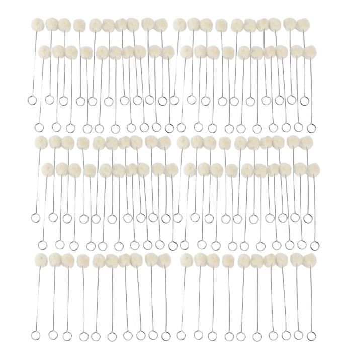Kit De Teinture Pour Cuir - 10 Tampons En Laine Et Brosses D'Application
