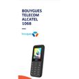 Téléphone portable - BOUYGUES TELECOM - Alcatel 1068 Noir - Bluetooth, lampe torche, appareil photo 0.08MP-1