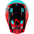 Kit casque moto cross avec lunettes Leatt 7.5 23 - bleu/rouge - XS-1