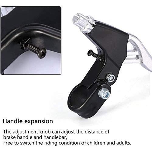fitTek® Levier Poignée de Frein en Métal pour Guidon Vélo VTT MTB NOIR