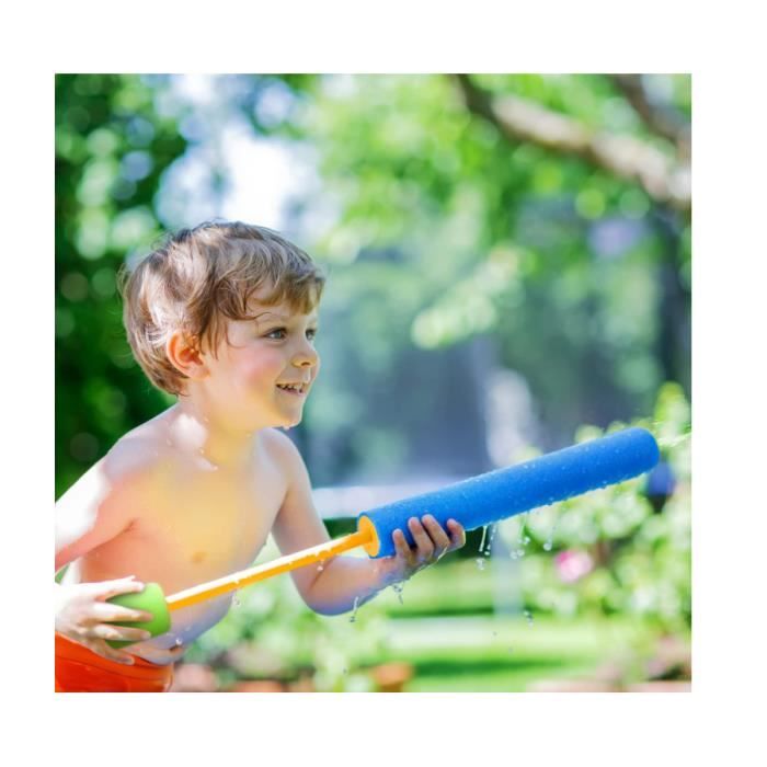 4 Pistolets à Eau Gofimyee - 38cm - Portée 10m - Mousse Et Plastique - Pour Piscine Et Plage