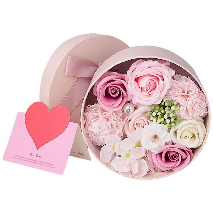 Décoration de la maison ANBET Cadeau de Fleur pour Les Femmes Bouquet de  Savon avec boîte Cadeau Cadeau Femme pour la Sa 13727 - Cdiscount  Beaux-Arts et Loisirs créatifs