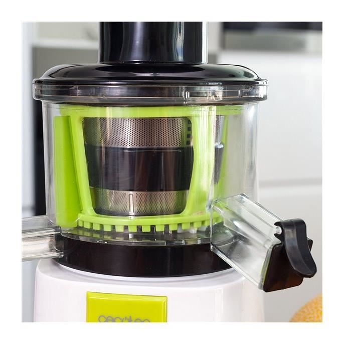 Extracteur De Jus à Froid Portable - 1500ml, 2 Vitesses - Silencieux, Rendement 96% - Pour Fruits Et Légumes Entiers - 10