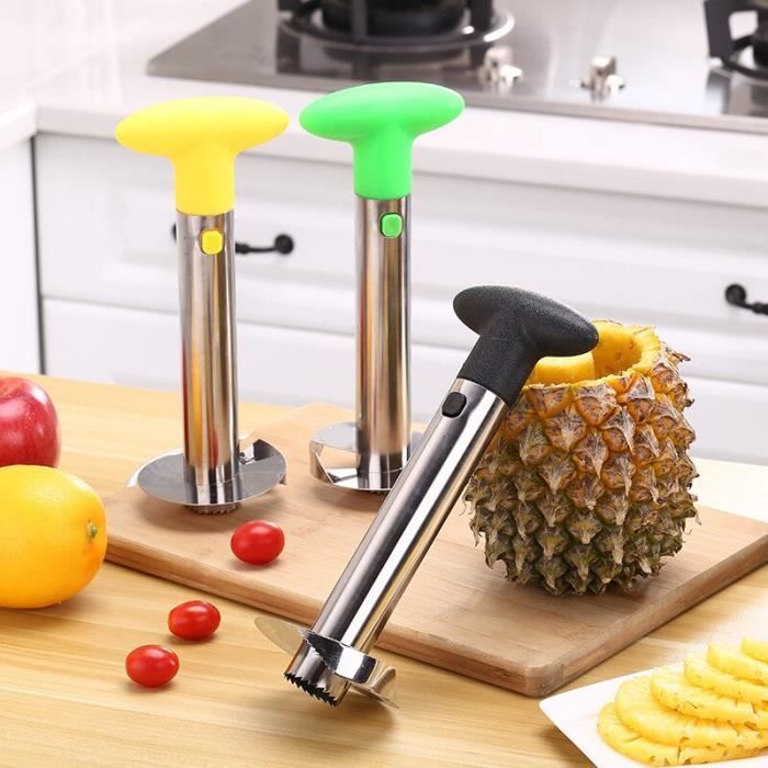 GL12676-Éplucheur d'ananas en acier inoxydable. Gadgets de cuisine.  accessoires de cuisine. trancheurs. couteau à fruits. outils d - Cdiscount  Maison