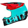 Kit casque moto cross avec lunettes Leatt 7.5 23 - bleu/rouge - XS-2