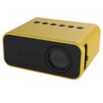 Accueil Mini Projecteur LED YT500 Vidéo Projecteur Accueil Media Player jaune-AU plug-2