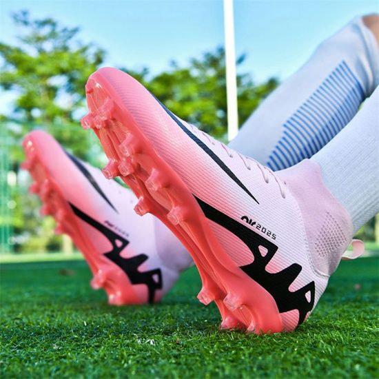 Chaussures De Football Kmrlofiy Homme - Crampons Professionnels, Tige Synthétique