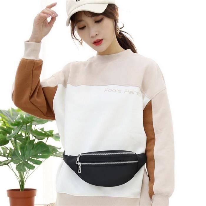 Sac banane Sac banane pour homme et femme banane la taille ventrale pour la mode 2020 Type B blue A