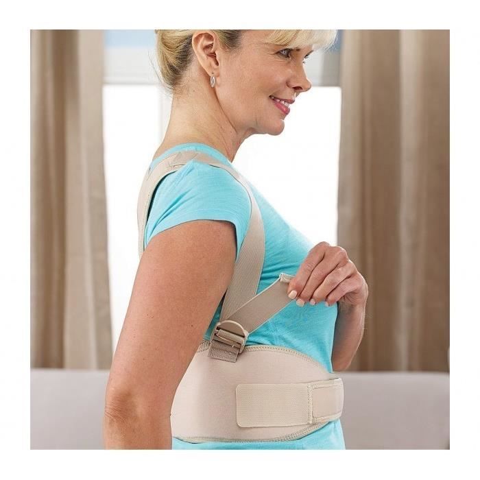 Ceinture de soutien lombaire posturale BEST POSTURE paule dos