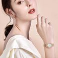 Coffret montre femme + bracelet + collier – papillon de luxe diamant cadeau d'anniversaire-3