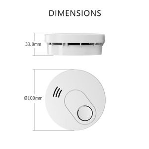 Lot De 10 Aimants Adhésifs NEMAXX Pour Détecteur De Fumée – Support Magnétique Fiable – Argent – Neuf En Boîte