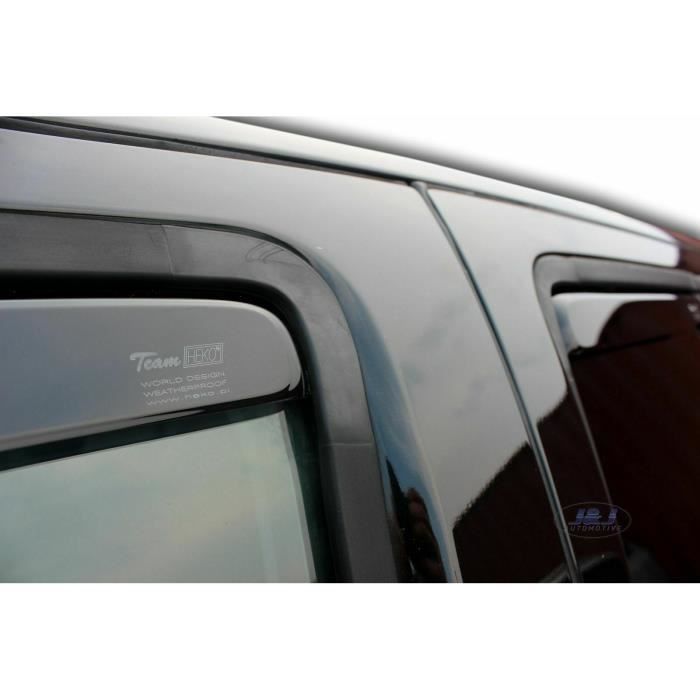 Déflecteurs De Vitre Heko Pour Nissan Navara D40 2005-2015 – Lot 2 Pièces – Aérodynamique & Anti-Pluie