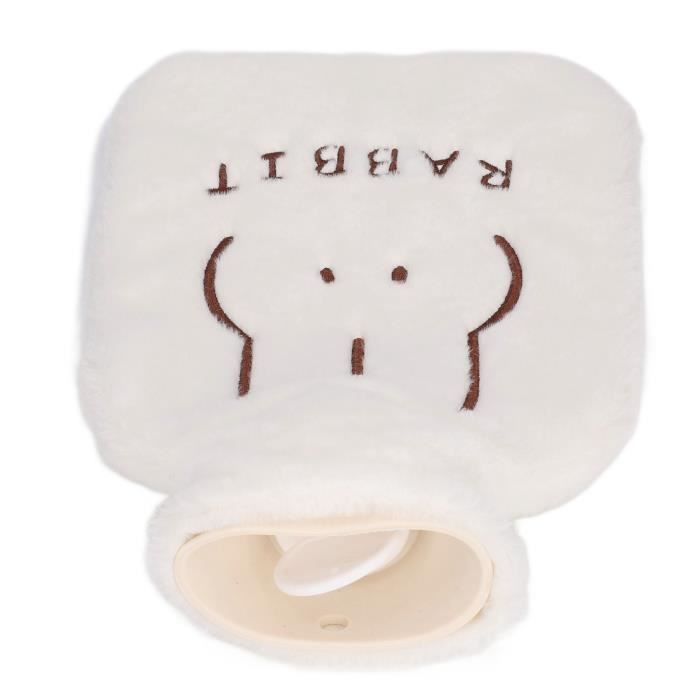 Bouillotte Peluche Enfant 1L Avec Housse Amovible – Antidéflagrante, étanche, Couvercle, Pour Douleurs Et Froid