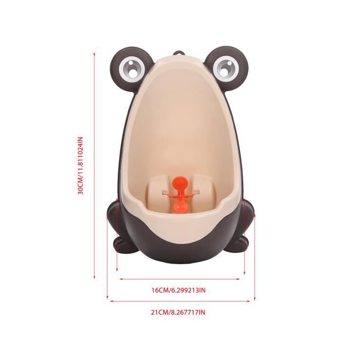 Pot de bébé Siège de toilettes pour enfant de 6 mois à 5 ans avec Couvercle  anti-odeur en Forme d'Ours 1,9 L, Rose - Costway
