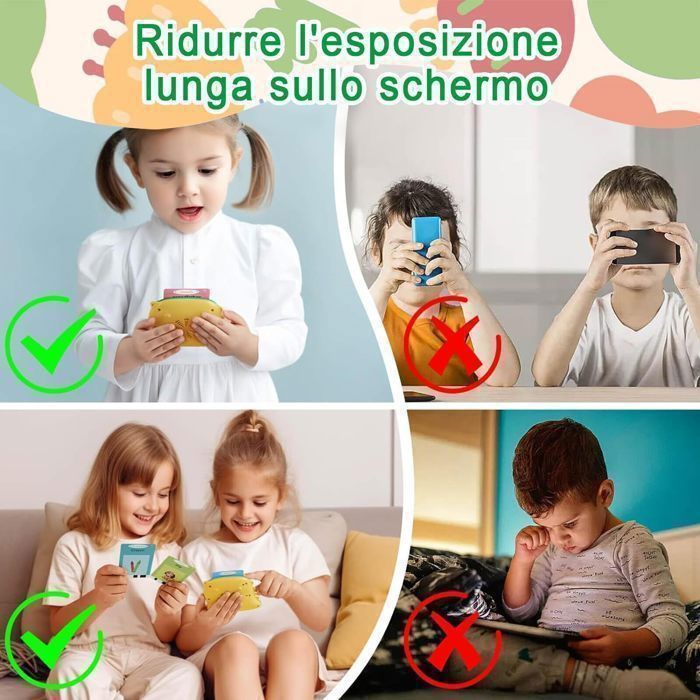 Jouet éducatif Interactif 224 Mots Jouets éducatifs - Cartes Flash Parlantes - Tout-Petits 1-6 Jouet éducatif Interactif 224 Mots Jouets éducatifs - Cartes Flash Parlantes - Tout-Petits 1-6