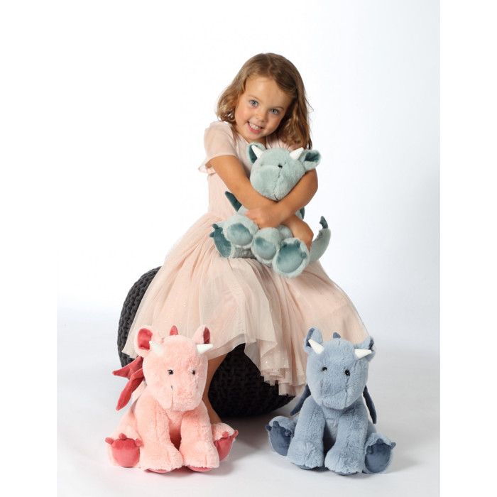 Peluche Douce Dragon En Peluche Gipsy Toys 16cm - Bleu, Toucher Extra-doux - Dès La Naissance Peluche Douce Dragon En Peluche Gipsy Toys 16cm - Bleu, Toucher Extra-doux - Dès La Naissance