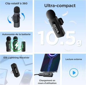Système De Mixage Karaoké Portable Avec 2 Micros Sans Fil UHF
