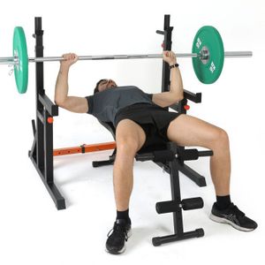 Rack à Squat Dione PR50 - Cadre 50 X 50 Mm, Barre De Traction Intégrée, Charge Max 170 Kg, Pour Entraînement à Domicile