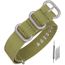 Bracelet De Montre En Toile Nato - 18/20/22/24/26mm, Couleurs Militaires, Pour Homme Et Femme