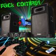 Pack sono complet ibiza  DJ300  480W + table de mixage bluetooth + 2  HP + micro+ clé USB 32gigas-0