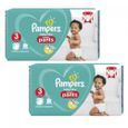 338 Couches Pampers Baby Dry Pants taille 3-0