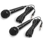 Microphones filaires Fenton DM100 - Idéal chant et discours - 2 microphones avec cordon de 3 mètres