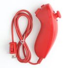 LOOKSHOP Manette Nunchuk Filaire pour Wii U Rouge