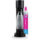 Machine à soda et eau pétillante SODASTREAM - GAIA Noire - 1 bouteille compatible lave-vaisselle - 1 recharge de gaz 60L