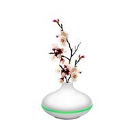 Enceinte Lampe Tactile Vase Bluetooth - HIGH-TECH & BIEN-ETRE - Blanc - Sans fil - Lecteur audio réseau