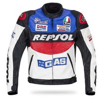 Duhan Moto GP moto Repsol Racing cuir blouson bleu haute qualité