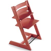 STOKKE Tripp Trapp - Chaise haute évolutive - Réglable de la naissance à l’âge adulte - Confortable et ergonomique - Rouge