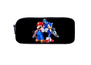 TROUSSE À STYLO Trousse MARIO SONIC, Trousse d'école scolaire enfant