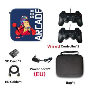 JEU CONSOLE RÉTRO EU câblé - Console de jeu Arcade Box pour PS1-DC-N