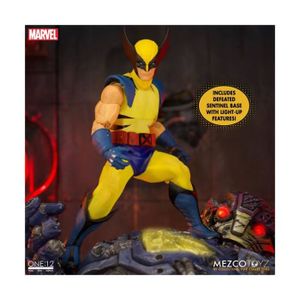 FIGURINE - PERSONNAGE MEZCO TOYS - Marvel Universe - Figurine 1/12 Marvel Universe Wolverine Deluxe Steel Box Edition 16 cm