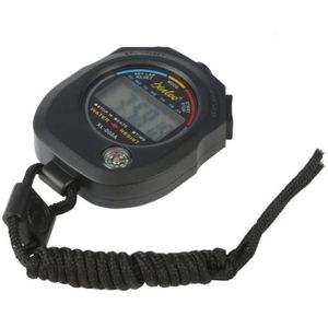 CHRONOMÈTRE Portable ABS compteur de temps numérique LCD sport chronomètre professionnel étanche sport chronographe Durable minuterie A675